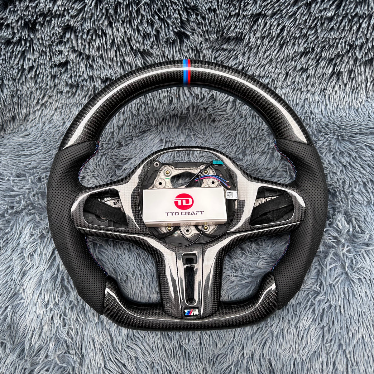 Custom BMW G Series X3M X5M M5 F90 M8 Carbon Fiber Steering Wheel
