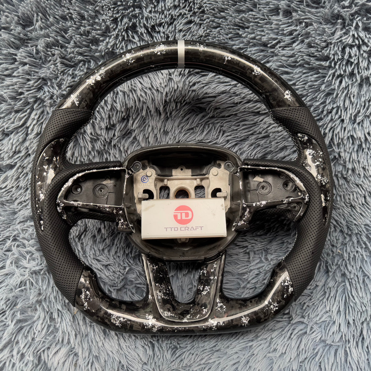 Forged Carbon Fiber Steering Wheel For Dodge Charger Challenger Durango 2016-2023