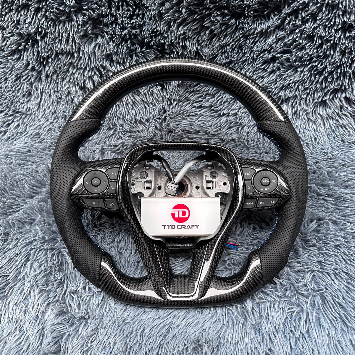Custom Toyota 12th gen Corolla 2019-2026 Hatchback Carbon Fiber Steering Wheel