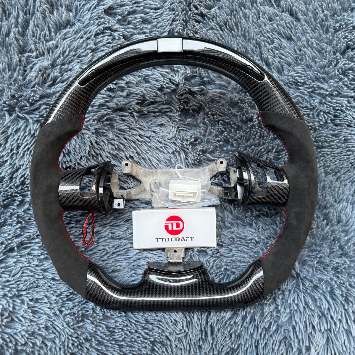 2006-2013 Corvette C6 LED Carbon Fiber Steering Wheel