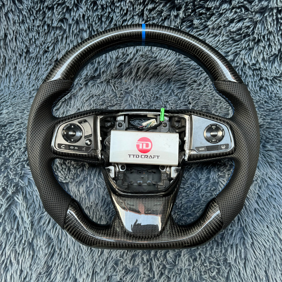 For Honda 5th gen CRV 2017-2018 Carbon Fiber Steering Wheel